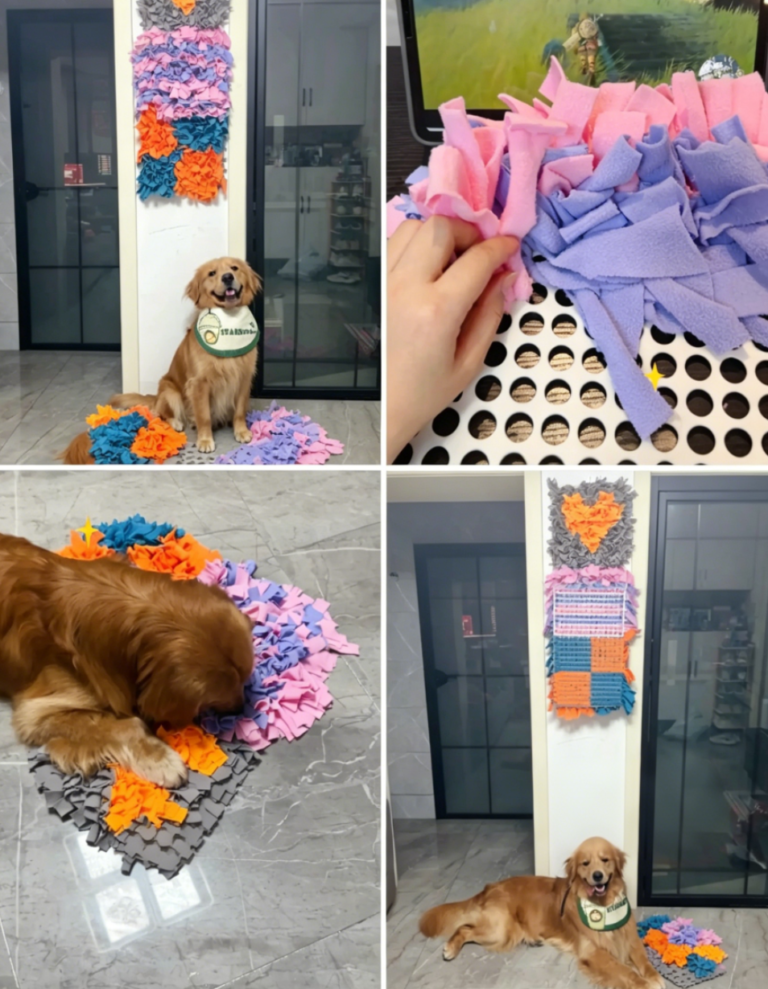 犬用嗅覚マットをタオルで手作り｜知育おもちゃレシピ — タオルと布切れで、自宅に犬用の嗅覚マット（知育おもちゃ）が作れます。